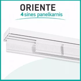Oriente panelkarnis fehér 4 sínes