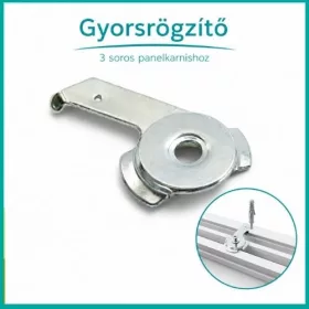 Gyorsrögzítő 3 soros panelkarnishoz