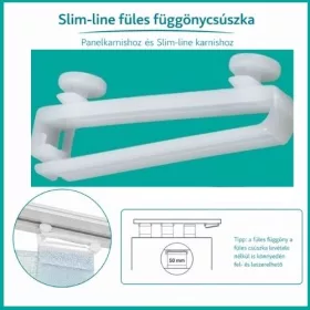 Füles csúszka panelkarnishoz