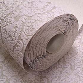 Halványrózsaszín barokk mintás tapéta PL51023-24