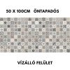 Római mintás 3D öntapadós panel – 96×48,5 cm