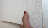 Öntapadós, vakolathatású falpanel tekercs. Fehér 60x280 cm