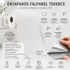 Öntapadós, vakolathatású falpanel tekercs. Fehér 60x280 cm