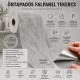 Öntapadós, vakolathatású falpanel tekercs. Szürke 60x280 cm