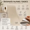 Öntapadós, vakolathatású falpanel tekercs. Drapp 60x280 cm