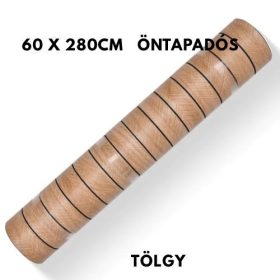 Dekoratív tölgyfa hatású öntapadós panel 60 x 280cm