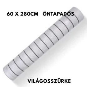   Dekoratív világosszürke fahatású öntapadós panel 60 x 280cm