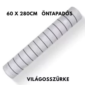  Dekoratív világosszürke fahatású öntapadós panel 60 x 280cm