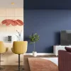 Textil szövet hatású sötétkék öntapadós panel 60 x 280cm PSR-W2513