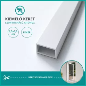 Kiemelő profil szúnyoghálós ajtóhoz 2,5 x 3,5cm