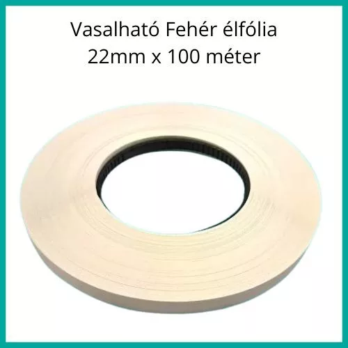 Élfólia vasalható fehér 100m