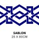 Design szegély minta sablon S2593