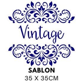 Vintage címer sablon S3501