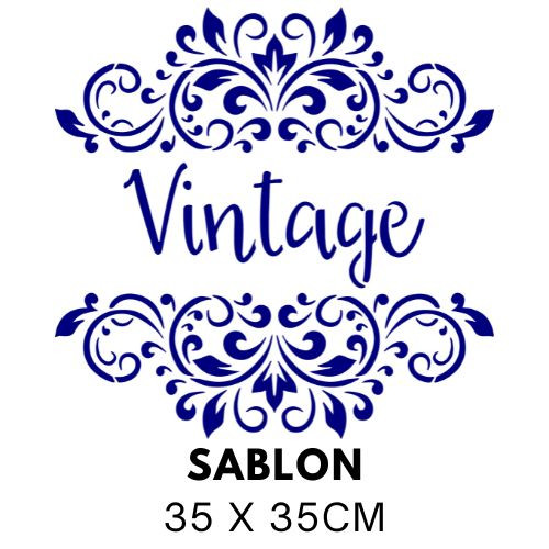 Vintage címer sablon S3501