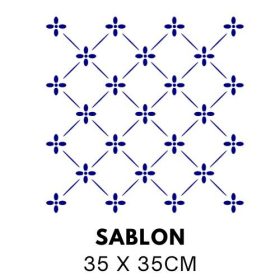 Népies, szabályos minta sablon S3508