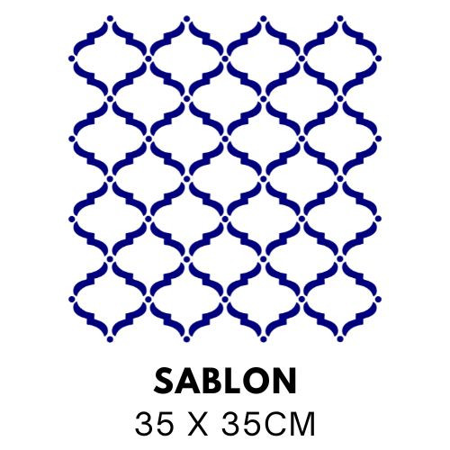 Rácsminta sablon S3516