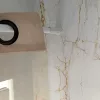 Zuhanyfüggöny karnis fehér állítható 140-260cm