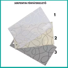 Szalagfüggöny lamella SERPENTINE áttetsző