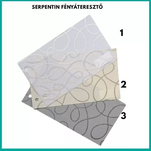 Szalagfüggöny lamella SERPENTINE áttetsző