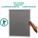 Alumínium keretes szúnyogháló – tartós, elegáns és praktikus védelem 120 x 120cm-es hálóval