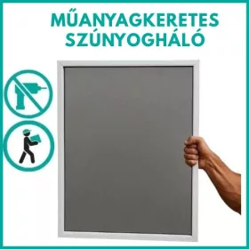 Szúnyogháló műanyag kerettel 60 x 60cm-es hálóval