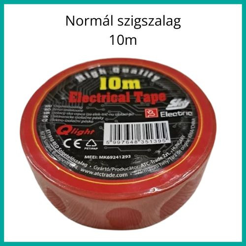 Szigetelőszalag 10 méteres
