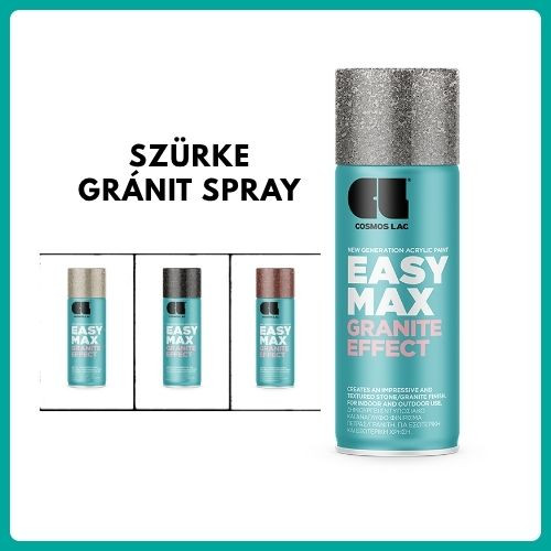 CosmosLac Easy Max Granite Effect spray – szürke
