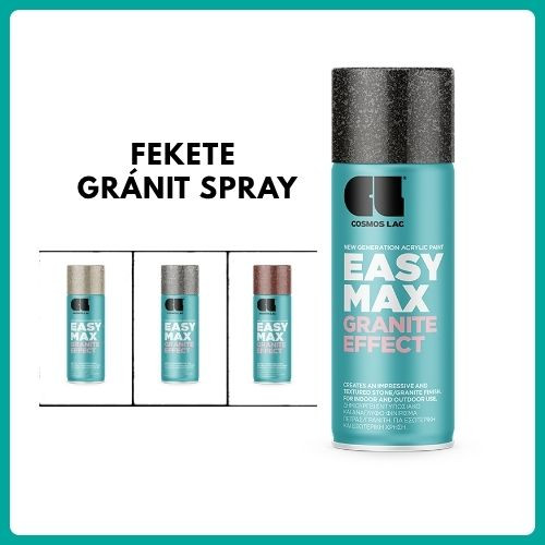 CosmosLac Easy Max Granite Effect spray – fekete