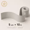 Dekorál LUX törtfehér betonhatású tapétaszegély 5cm G3