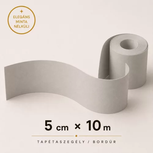 Dekorál LUX törtfehér betonhatású tapétaszegély 5cm G3