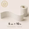 Dekorál LUX fehér alapon csillogó ezüst geometriai mintás tapétaszegély 5cm G4