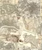  Világtérkép mintás, sárga-fekete tapéta W10MMAPS01
