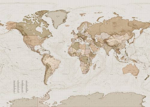 Earth Map  poszter X7-1015