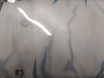 Zuhanyfüggöny fehér alapon kék madarak 178x1833cm