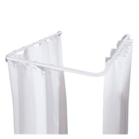 Zuhanykarnis U alakú, fehér  90x90x90cm