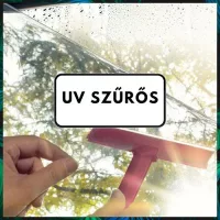 UV szűrős üvegfólia
