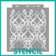 Selyeminda stencil - 3D - 5 méret