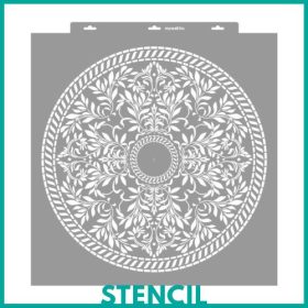 Leveles mandala stencil - 3D - 6 méret