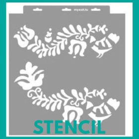 Kacskaringós stencil - 3D - 6 méret