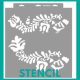 Kacskaringós stencil - 3D - 6 méret