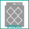 Marokkó stencil - 3D - 5 méret