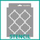 Marokkó stencil - 3D - 5 méret
