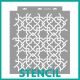 Csillagfonat stencil - 3D - 6 méret