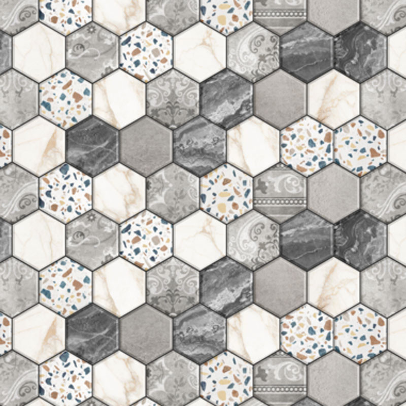 Gekkofix/Venilia Hexatiles hatszög mozaik csempe mintás öntapadós fólia 55846 Gekkofix/Venilia Hexatiles hatszög mozaik csempe mintás öntapadós fólia 55846