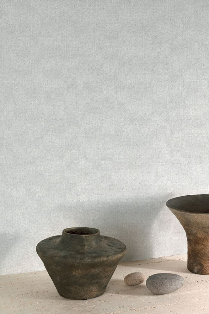 Törtfehér textilhatású tapéta A61801