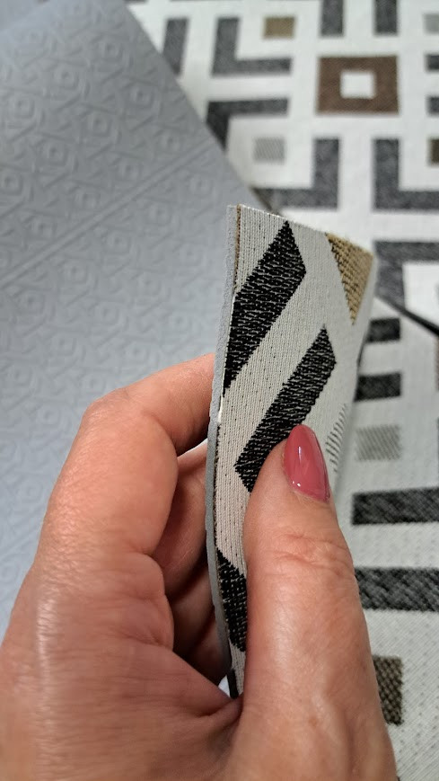 Erika 259 Geometria mintás szürke.barna futószőnyeg Erika 259 Geometria mintás szürke.barna futószőnyeg