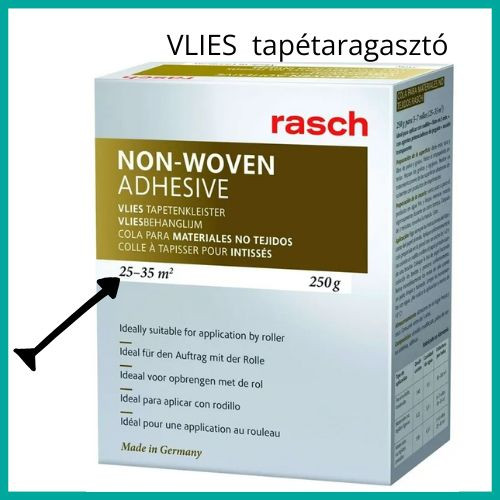 Image of Rasch Vlies Tapétaragasztó 250 g– Gyors és tiszta megoldás vlies tapétákhoz