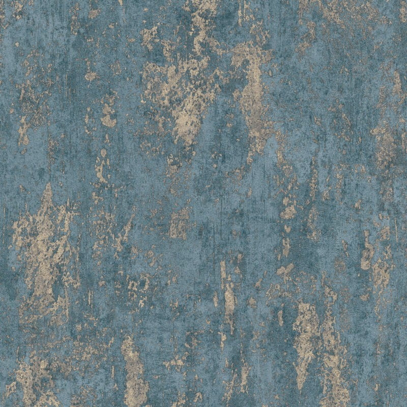 Sötétkék elegánsan csillogó beton mintás tapéta 10273-08