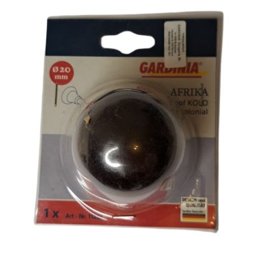 Image of Afrika fa végzáró 20mm-es karnisrúdra