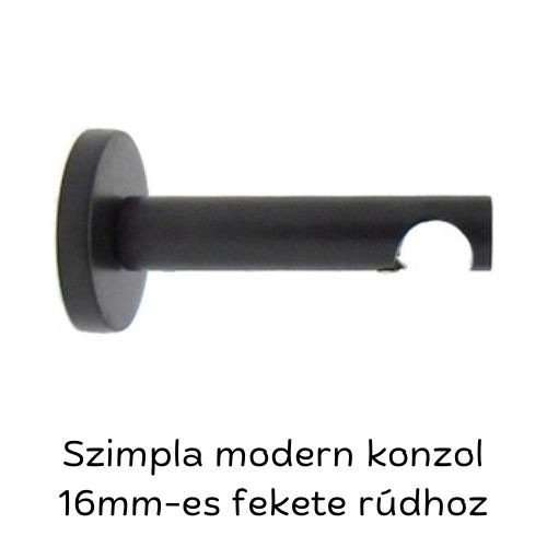 Image of Szimpla modern konzol fekete